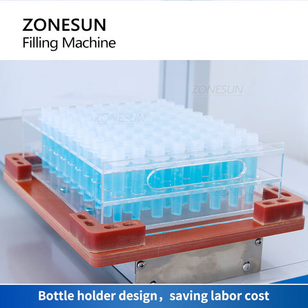 ZONESUN 4 Nozzles Peristaltic Pump Small-volume Liquid Filling Machine ZS-XYZ4A