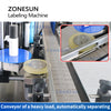 ZONESUN Automatic Wrap-around Round Bottle Labeling Machine ZS-TB200R