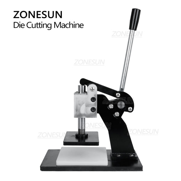 ZONESUN 0.8T Leather Die Cutting Machine Handmade Earring Die Cuts Pressing Machine