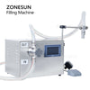 ZONEPACK Liquid Filling Machine Magnetic Pump Corrosive Fluids High Flow Rate Bottle Detergent Beverage Shampoo Filler ZS-G25A