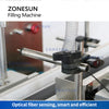 ZONESUN ZS-DTYT2 Automatic Pneumatic Honey Paste Filling Machine with Conveyer Belt