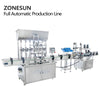 ZONESUN ZS-FAL180AP Automatic Peanut Ejuice Bottle Filling Capping For Glass Bottle Cream Assembly Machine Vibrator