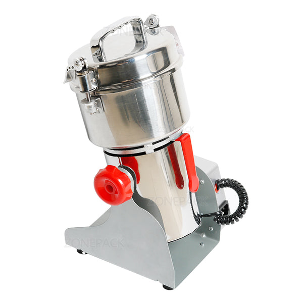 ZONEPACK 800g Stainless Steel Household Electric Flour Mill Powder Grinder Machine Herb Corn Spice Grinder Beverage Machinery