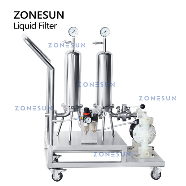 ZONESUN ZS-PF2 Perfume Filter Water Wine Purifier Filtration System Fragrance Producing Front End Diaphragm Pump Explosion-proof