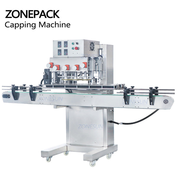 ZS-XG440B Fliptop Spray Twist Off Pneumatic Plastic Glass Bottle Vial Screw Capping Machine