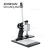 ZONESUN 0.8T Leather Die Cutting Machine Handmade Earring Die Cuts Pressing Machine