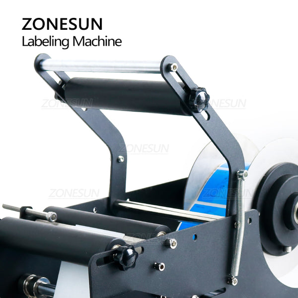 ZONESUN ZS-TB50SM Electric Semi automatic Round Bottle Labeling Machine