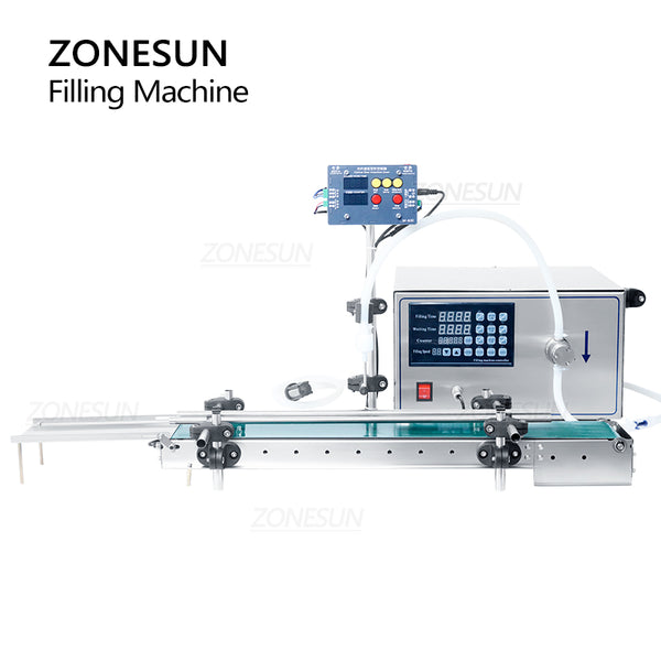 ZONESUN Liquid Filling Machine Automatic Production Line Magnetic Pump Perfume Essential Oil Bottles Vial Tube Juice ZS-MPYT600A