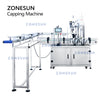 ZONESUN ZS-XGC2 Automatic Custom Capping Machine Double Deck Bottles Jar Mixed Drinks Seperate Containers Honey Beverage