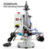 ZONESUN ZS-QS90 Pneumatic bronzing machine Leather Hot Foil Stamping Machine Counter Function Leather Embossing Estampadora