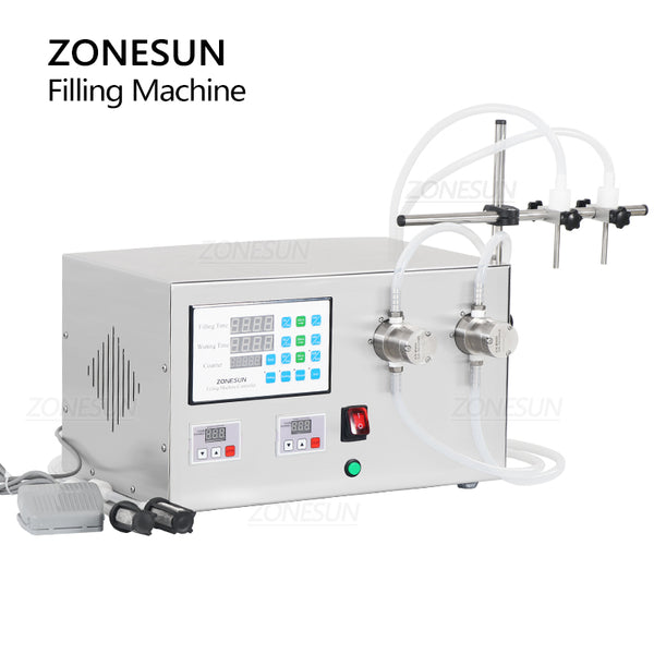 ZONESUN ZS-YTMP2S Semi Automatic Magnetic Pump Bottle Filling Machine