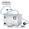 ZONEPACK Liquid Filling Machine Magnetic Pump Corrosive Fluids High Flow Rate Bottle Detergent Beverage Shampoo Filler ZS-G25A