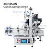 ZONESUN ZS-XG1870R Automatic Essential Oil Cosmetic Liquid Dropper Bottle Capping Machine Vibratory Cap Feeder Products Sprayer