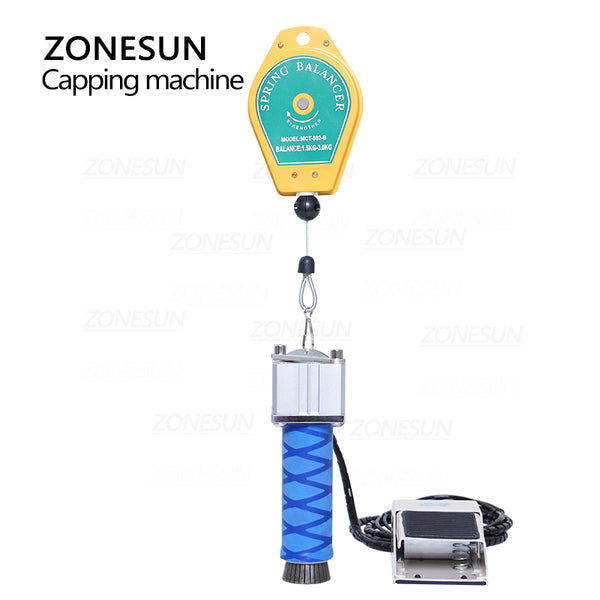 ZONESUN ZS-YGP1 Small Manual Perfume Bottle Sealing Capping Machine Sprayer Crimping Pressing Tool Need to Use With Air Compressor