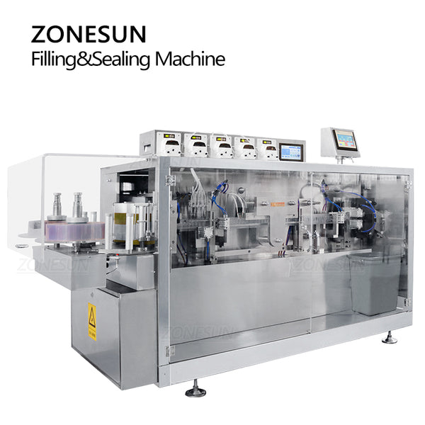 ZONESUN Automatic Monodose Strips Liquid Packing Filling And Sealing Machine