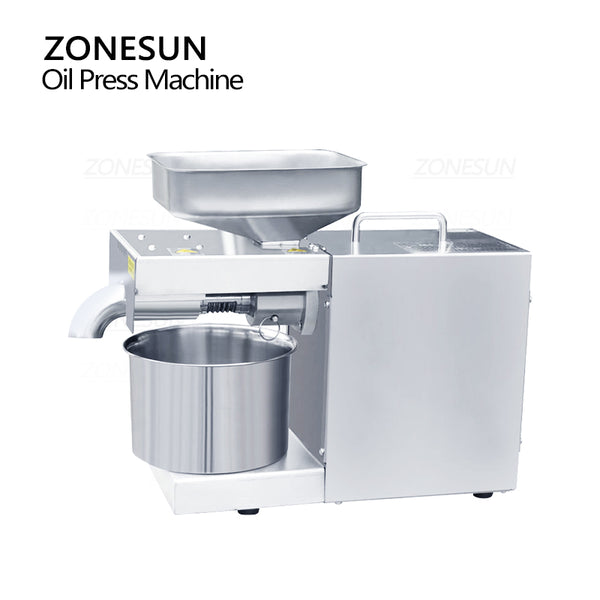 ZONESUN ZS-ZY22A Automatic Oil Press Machine Peanut Olive Sesame Corn Almond Seeds Extractor Appliance Kitchen Household Tool