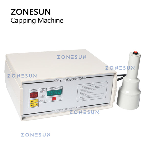 ZONESUN ZS-FK300 Sharp Pointed Bottle Aluminium Foil Film Sealing Machine