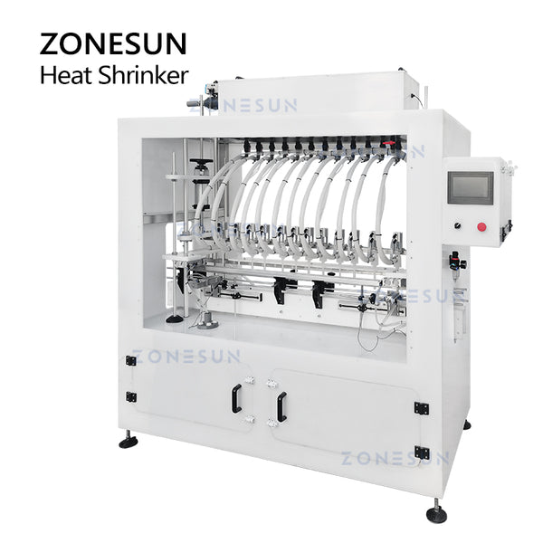 ZONESUN ZS-CRC Automatic Corrosive Liquid Filling Machine Cleaner Disinfectant Acid Alkali Sanitizer Bleach Bottle Filler