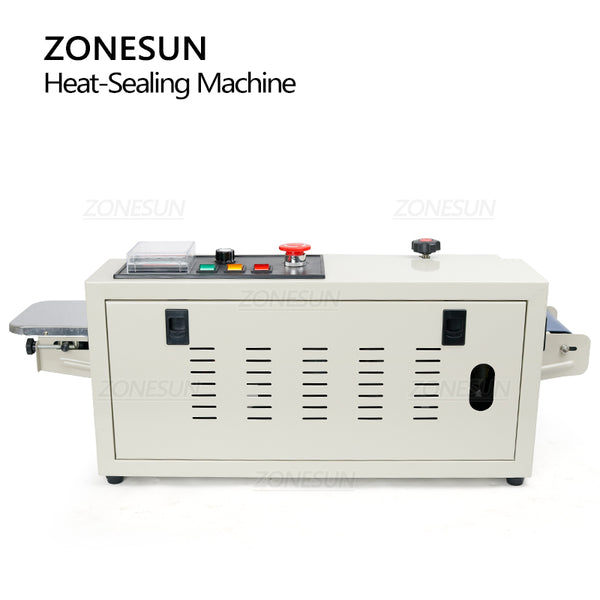 ZONEPACK FR-900 Automatic Continuous film sealing machine, plastic bag package machine, Expanded food band sealer