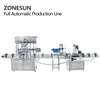 ZONESUN ZS-FAL180AP Automatic Peanut Ejuice Bottle Filling Capping For Glass Bottle Cream Assembly Machine Vibrator