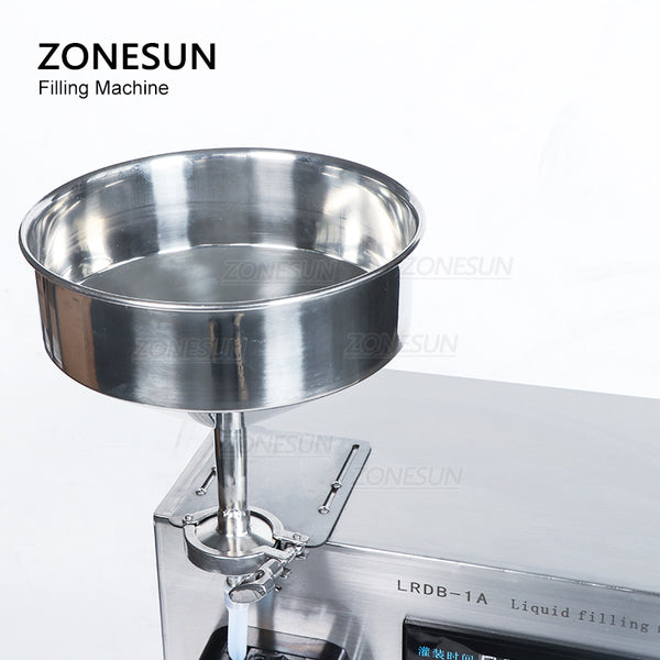 ZONESUN ZS-NP1 Automatic Thick Liquid Filling Machine Oil Honey Nail Polish Gel Lip Gloss Water Beverage Bottle Filler