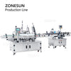 ZONESUN ZS-FAL180A10 Automatic Dropper Bottle Production Line Essential Oil Eyedrop Liquid Filling Capping Labeling Machine