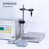 ZONEPACK ZS-MP231W Semi-automatic Liquid Filling and Weighing Machine Essential Oil Milk Juice Water Bottle Filler Magnetic Pump