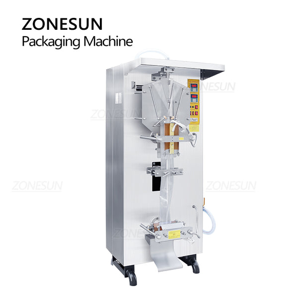 ZONESUN Automatic Pure Sachet Liquid Pouch Filling Sealing Machine ZS-GJH1000