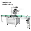 ZONESUN ZS-XG440E Automatic Beer Bottle Crown Cap Capping Machine with Cap Feeder