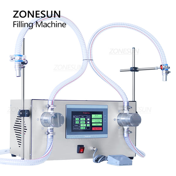 ZS-G25A2 High Flow Rate 22L Magnetic Pump Liquid Filling Machine