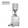 ZONESUN ZS-YTCP12V 1-12ml Pneumatic Syringe Filling Machine for Liquid Paste Ceramic Plunger Pump with 20L Hopper