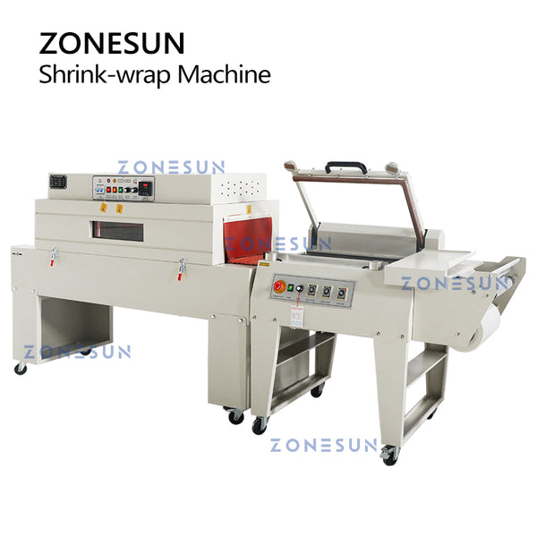 ZONESUN ZS-SPL3 L type Strech Film heat shrink packing machine cutting and sealing