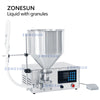 ZS-RXB1 Dual-use Flexible Impeller Pump Particulate Liquid Paste Filling Machine