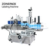 ZONESUN ZS-TB150A High Speed Round Bottle Labeling Machine Label Sticker Applicator