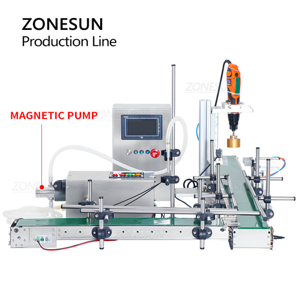 ZONESUN ZS-FAL90S Small Business Production Line Automatic Liquid Bottle Filler Machine