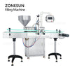 ZONEPACK 50-1500ml Servo Motor Rotor Pump Paste/Viscous Liquid Filling Machine ZS-VTRP1A