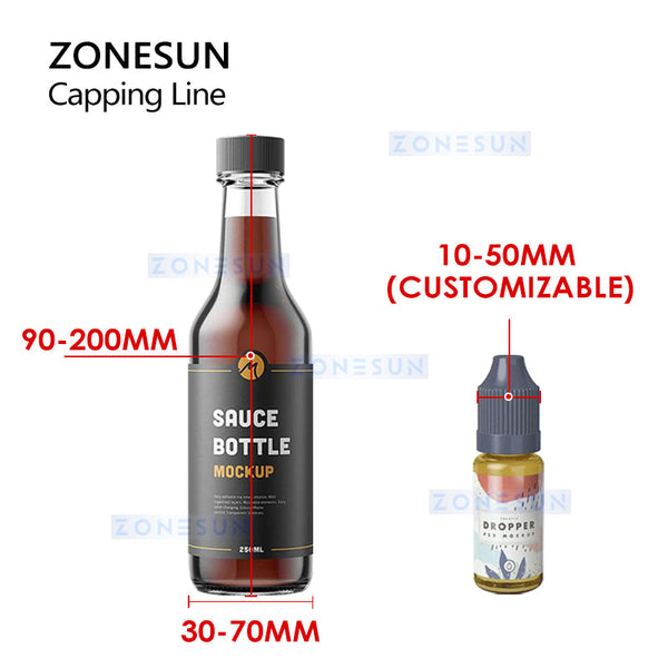 ZONESUN ZS-XGC1 Tabletop Automatic Screwing Cap Capping Machine