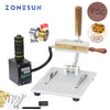 ZONEPACK WT-90ZM Tabletop Logo Pattern Letter Bronzing Machine Heat Press Machine Manual Leather Plastic Stamping Machine