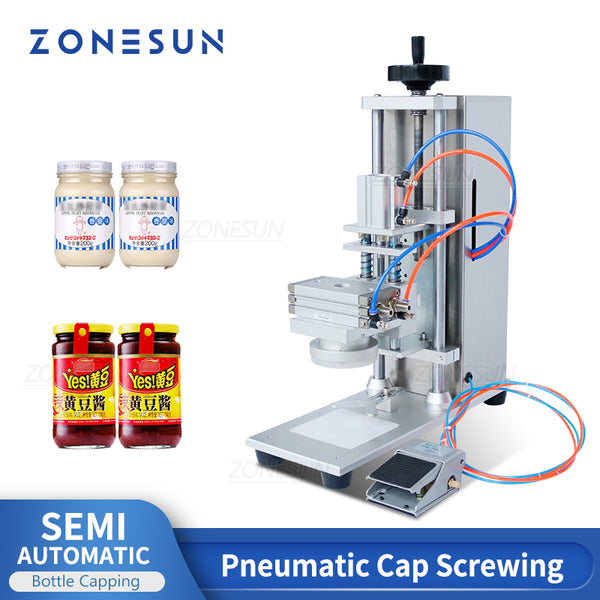 ZONESUN ZS-XG450D Pneumatic Capping Machine Bottle Capper