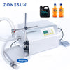 ZONEPACK ZS-DP431W Semi Automatic Big Flow Liquid Beverage Shampoo Weighing Filling Machine Diaphragm Water Juice Filler