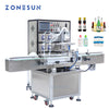 ZS-VTMP80C Magnetic Pump Aerosol Soda Bottled Automatic Packing Bottle water wine Drink Perfume Filling Machine Filler