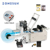 ZONESUN LT-50D Semi Automatic Round Bottle Labeling Machine With Date Printer