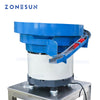 ZONESUN vibrator Feeder pump sprayer cap vibratory bowl feeder automatic bottle bowl sorter unscrambler for Capping Machine