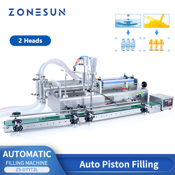 ZONESUN ZS-DTYT2L Automatic Pneumatic Filling Machine Liquid Cosmetic Body Shop Oil Water Bottle Filler Small Production Line