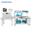 ZS-SPL1 Automatic Carton Bottle PVC PP PE POF Film Heat Tunnel Shrink Wrapping Machine