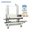 ZONESUN ZS-FR1100 Vertical Continuous Band Food Pouch Plastic Bag Heat Packing Sealing Machine