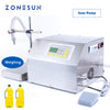 ZONEPACK ZS-GP261W Semi-automatic Filling Machine Edible Oil Hydraulic Engine Oil Weighing Gear Pump Plastic Bottle Vial Filler