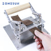 ZONEPACK Leather Scraper Manual Leather Skiver Peel Tools Shovel Skin Machine Splitter Vegetable Tanned Handle Peeler