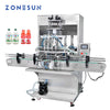 ZONESUN ZS-SV4GB Whipped Cream Ketchup Bottle Chili Sauce Shampoo Jam Honey Servo Filling Machine