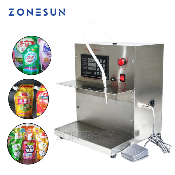 ZONEPACK DFGB Compact Precise Numerical Control Liquid Filling Machine Digital Control beverage Filling Machine